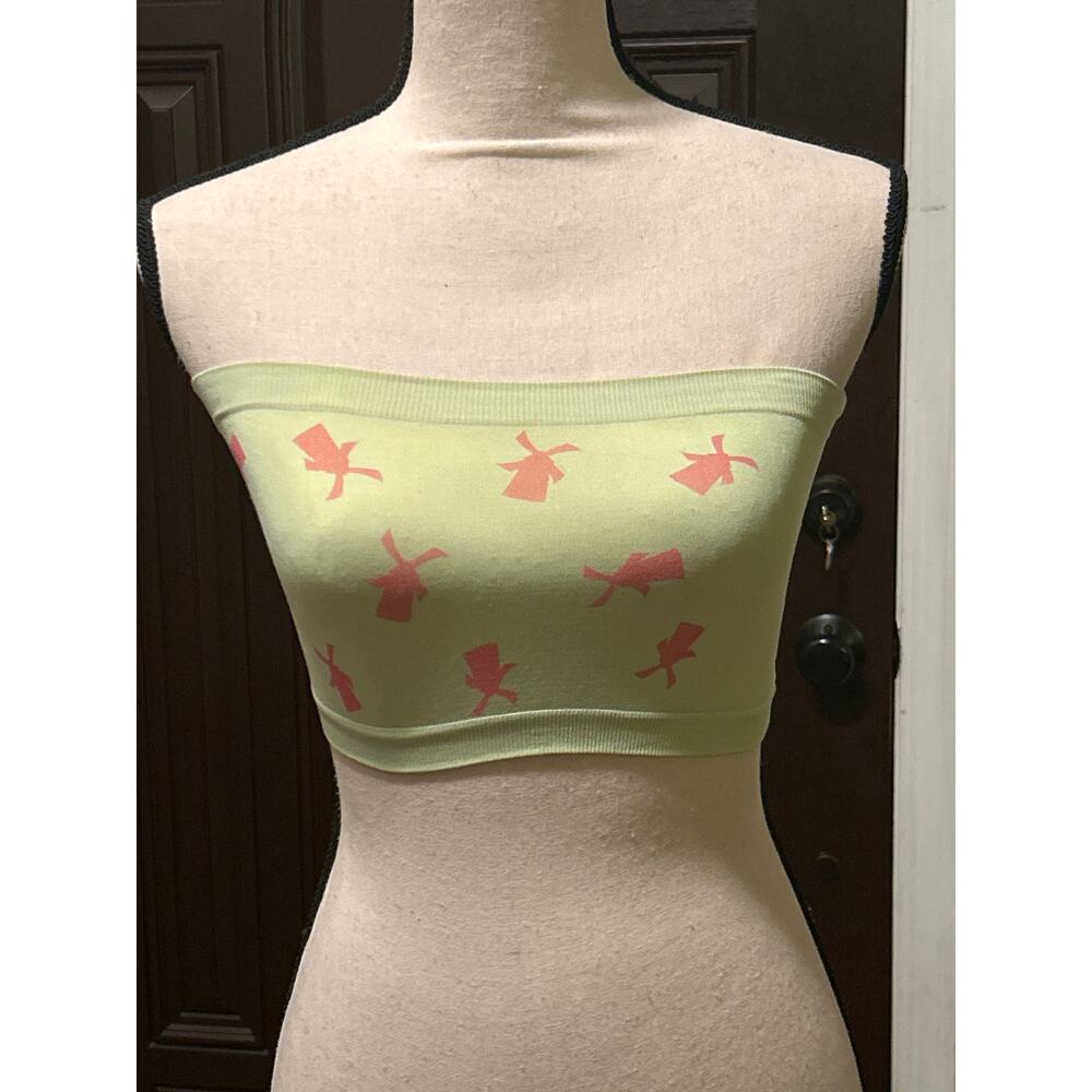 Green and Pink Dutch Windmill Tube Top